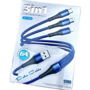 3 in 1 Fast charging cable 6v