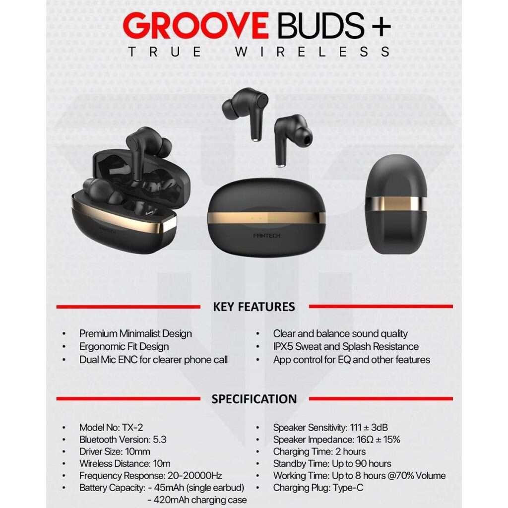 FANTECH TX - 2 Groove Buds True Wireless