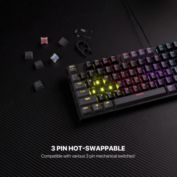 Fantech Atom mk876 v2 Mechanical gaming keybord