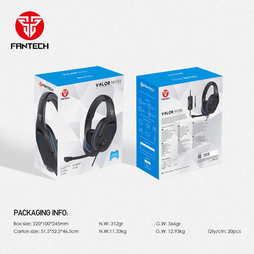 FANTECH MH86 X Wired Gaming Headphone 