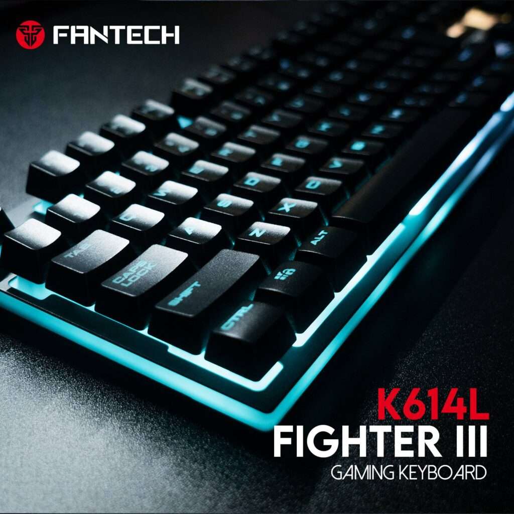 Fantech K614L Fighter III Zone Lighting RGB Gaming Keyboard