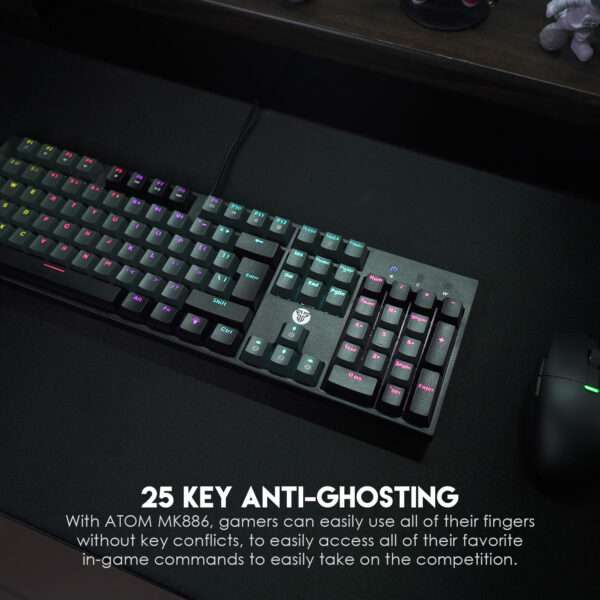 FANTECH ATOM MK886 MECHANICAL KEYBOARD