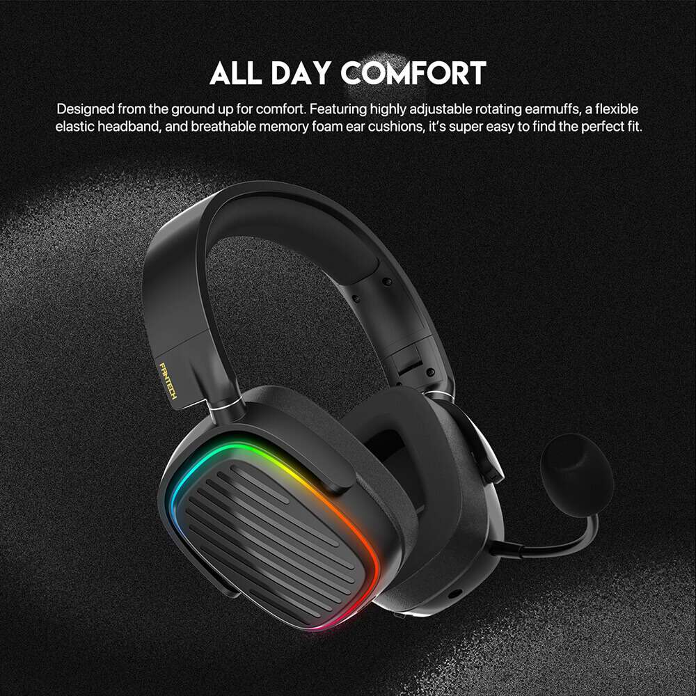 FANTECH HARMONY WHG02 WIRELESS & BLUETOOTH HEADPHONE – TRI MODE CONNECTION