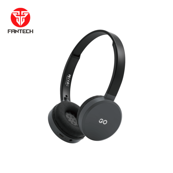 FANTECH WH02 GO AIR Bluetooth 5.0 Wireless Headphone Dual Connection - BLACK