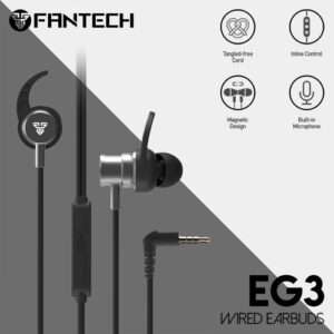 EG3 WIRED EARBUDS BLACK