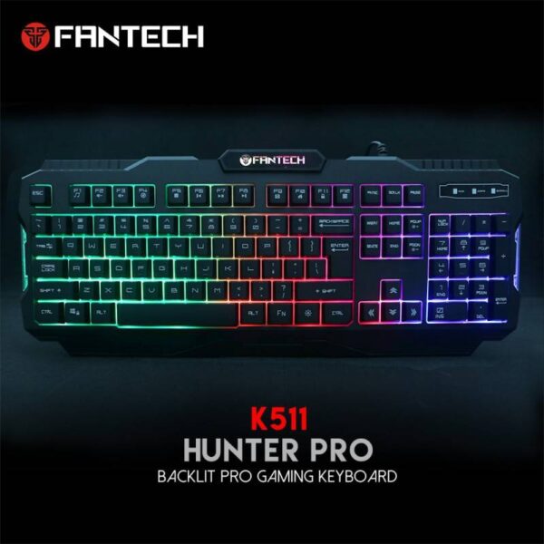 Fantech K511 Hunter Pro Backlit Pro Gaming Keyboard