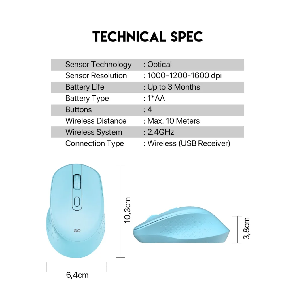 Fantech Go W606 Wireless Mouse