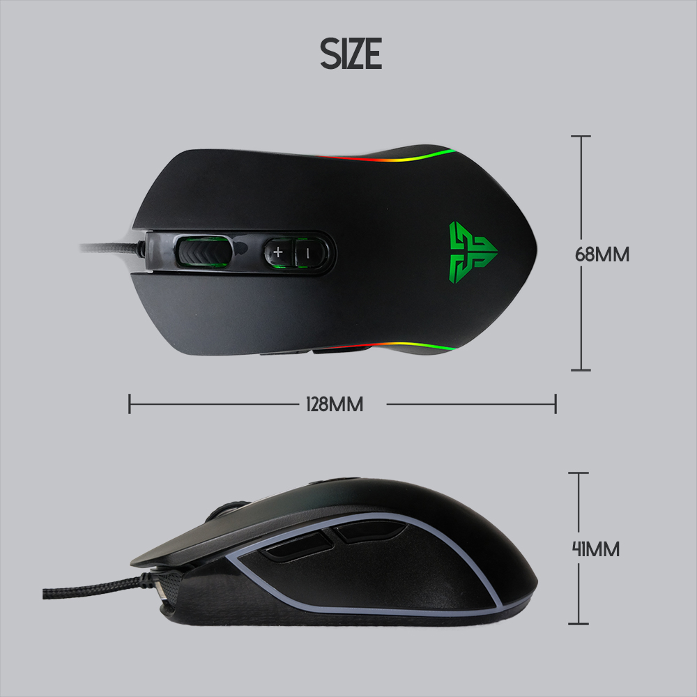 Fantech thor x9 macro rgb gaming mouse 