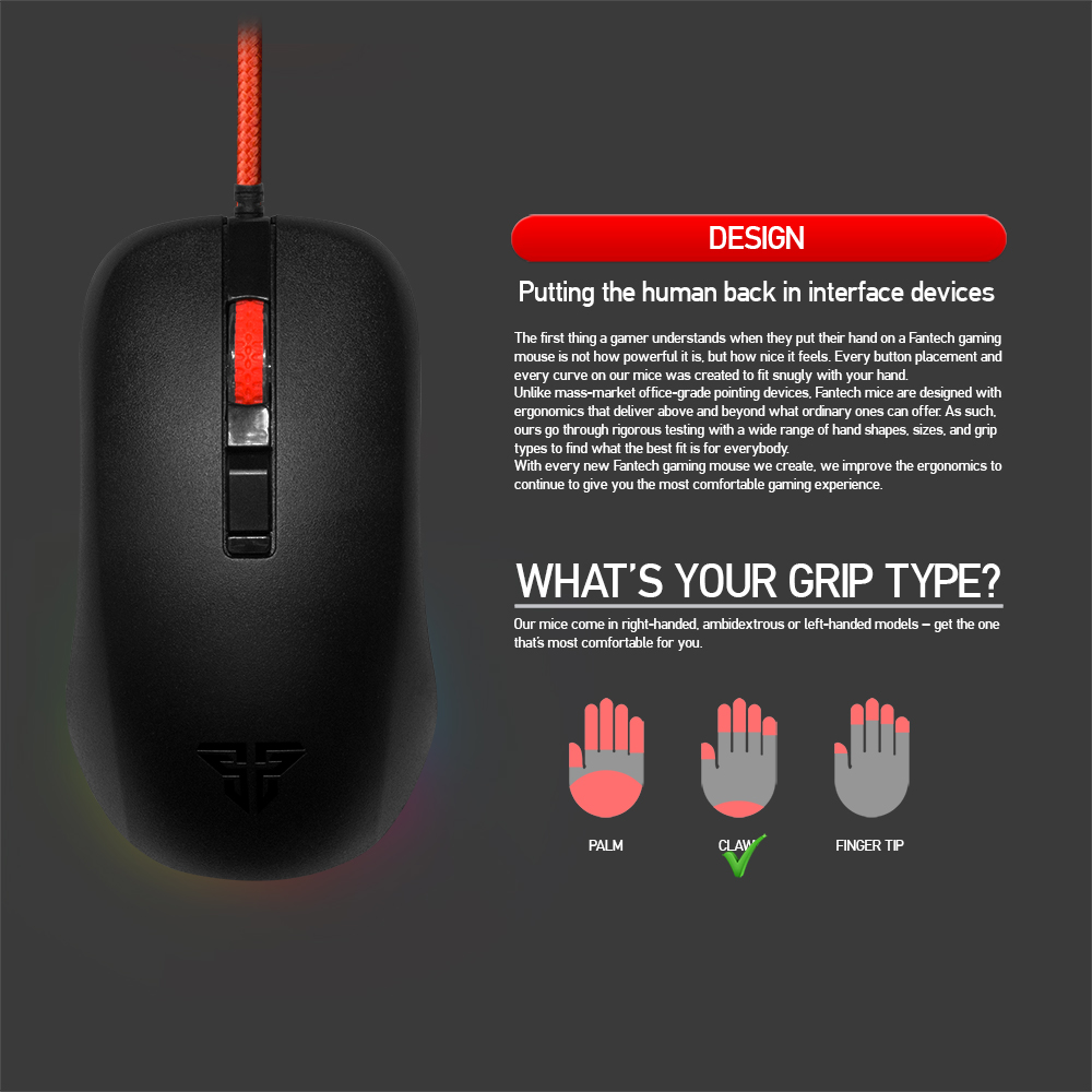 Fantech Rhasta II G13 Gaming Mouse RGB