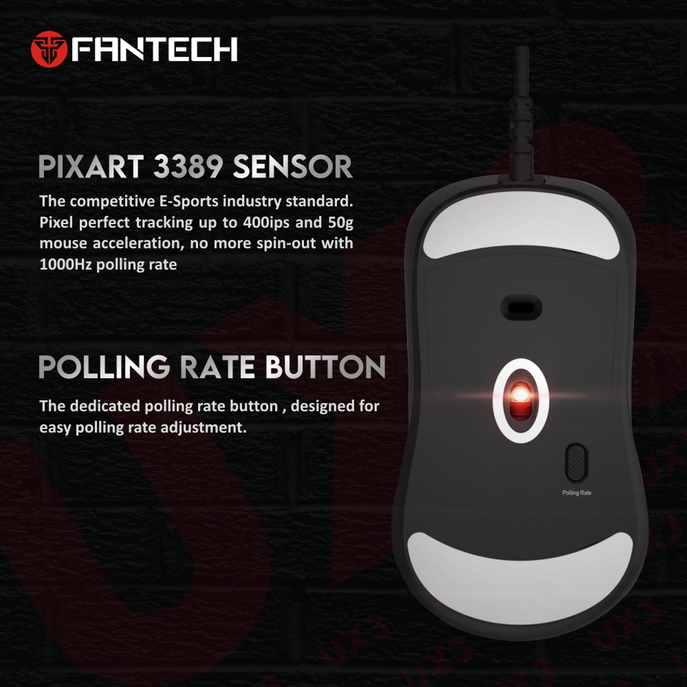 Fantech HELIOS UX3 MACRO RGB Gaming Mouse