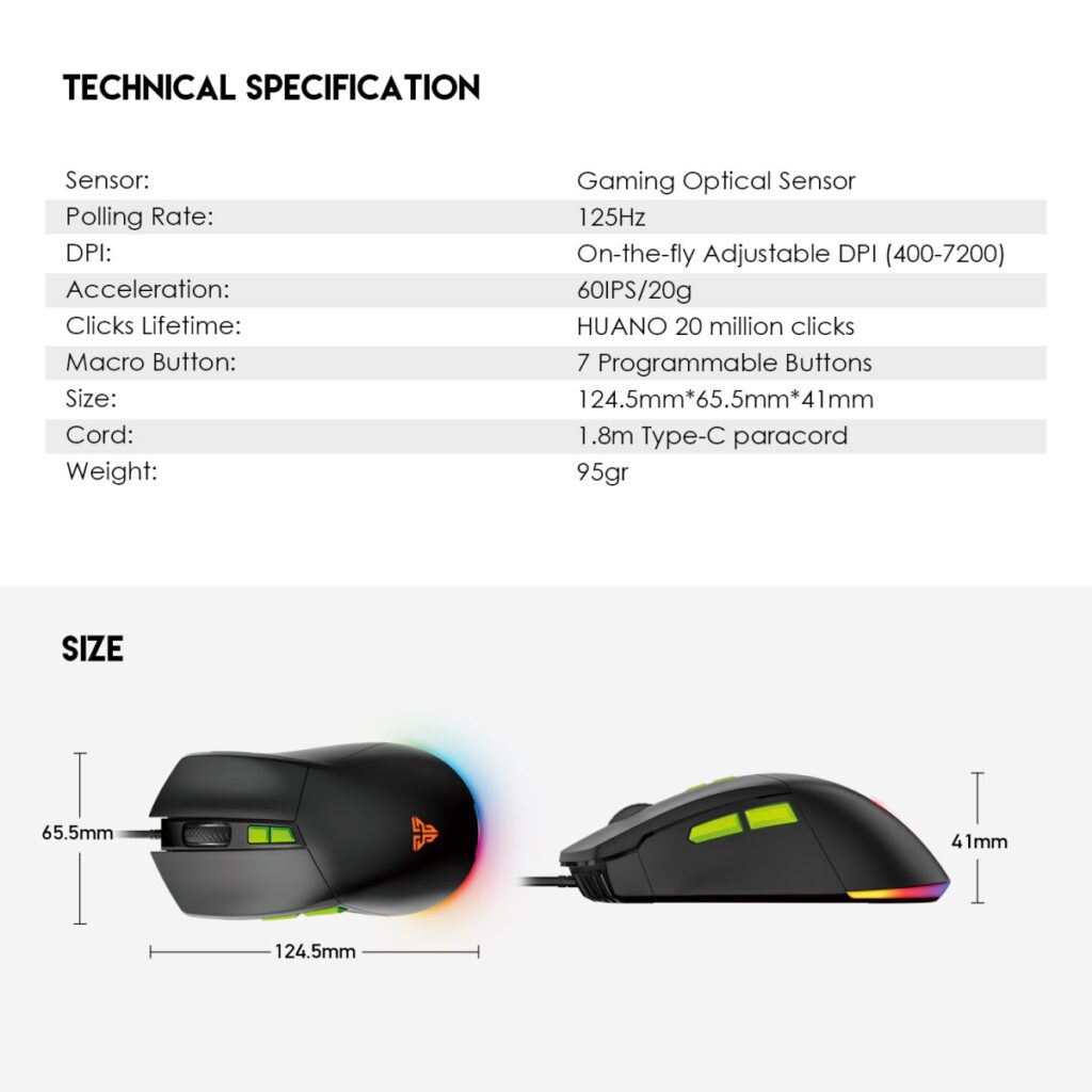 FANTECH VX6 PHANTOM II RGB Gaming Mouse