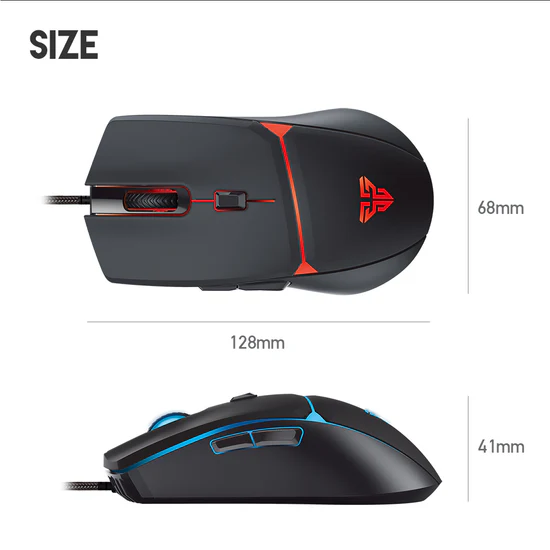 Fantech VX7 CRYPTO Wired Gaming Mouse Black 