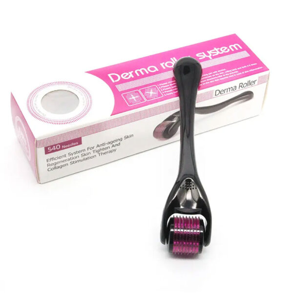 Derma Roller 540 1.0mm Microneedle Hair & Beard Regrowth