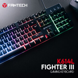 Fantech K614L Fighter III Zone Lighting RGB Gaming Keyboard