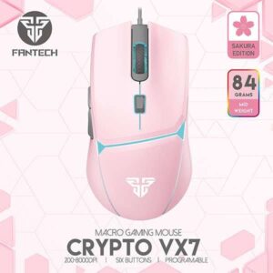 FANTECH VX7 CRYPTO SAKURA EDITION RGB Gaming Mouse