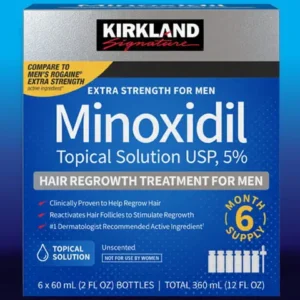 Minoxidil authentic Kirkland's Minoxidil 5% for men at the best price.