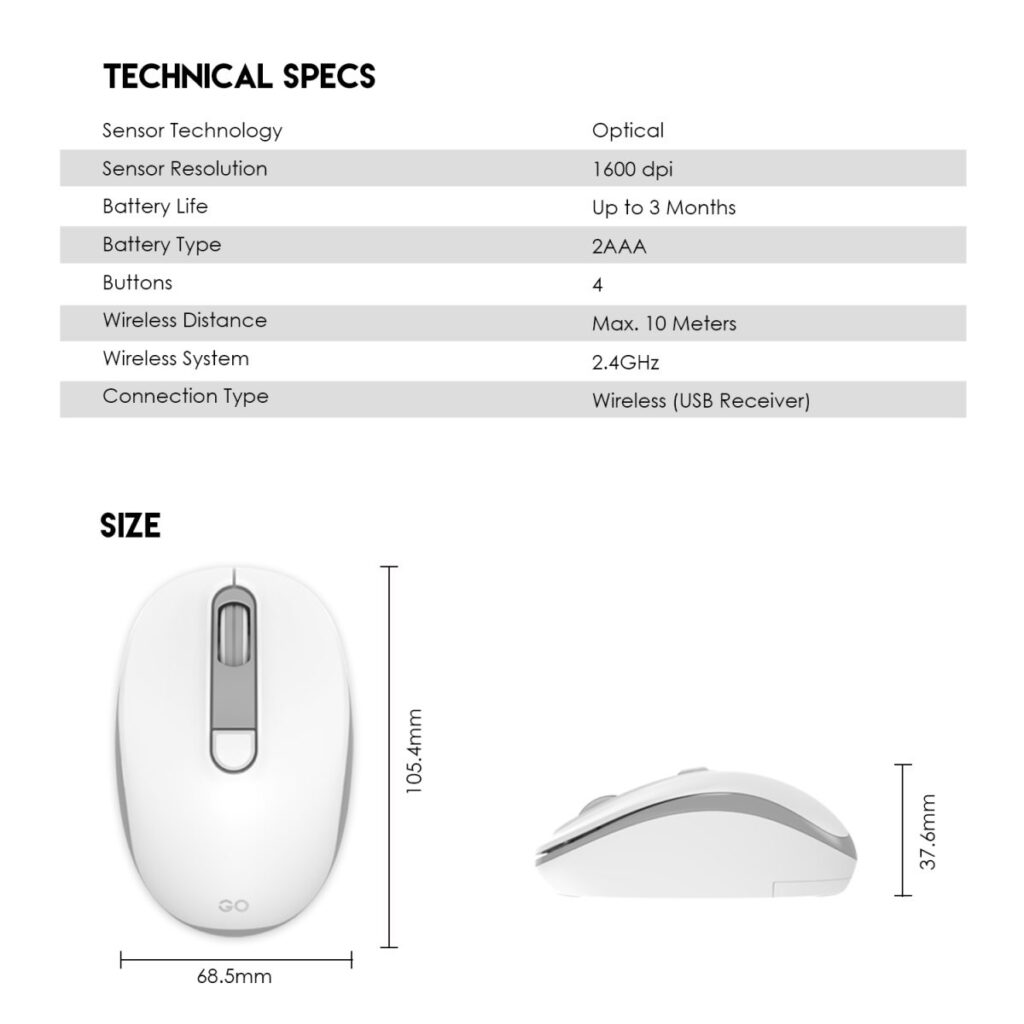 FANTECH W192 Fantech Wireless Mouse