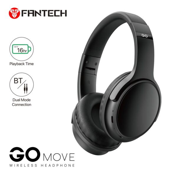 Fantech WH03 GO Move Bluetooth 5.0 Wireless Headphone Dual Connection