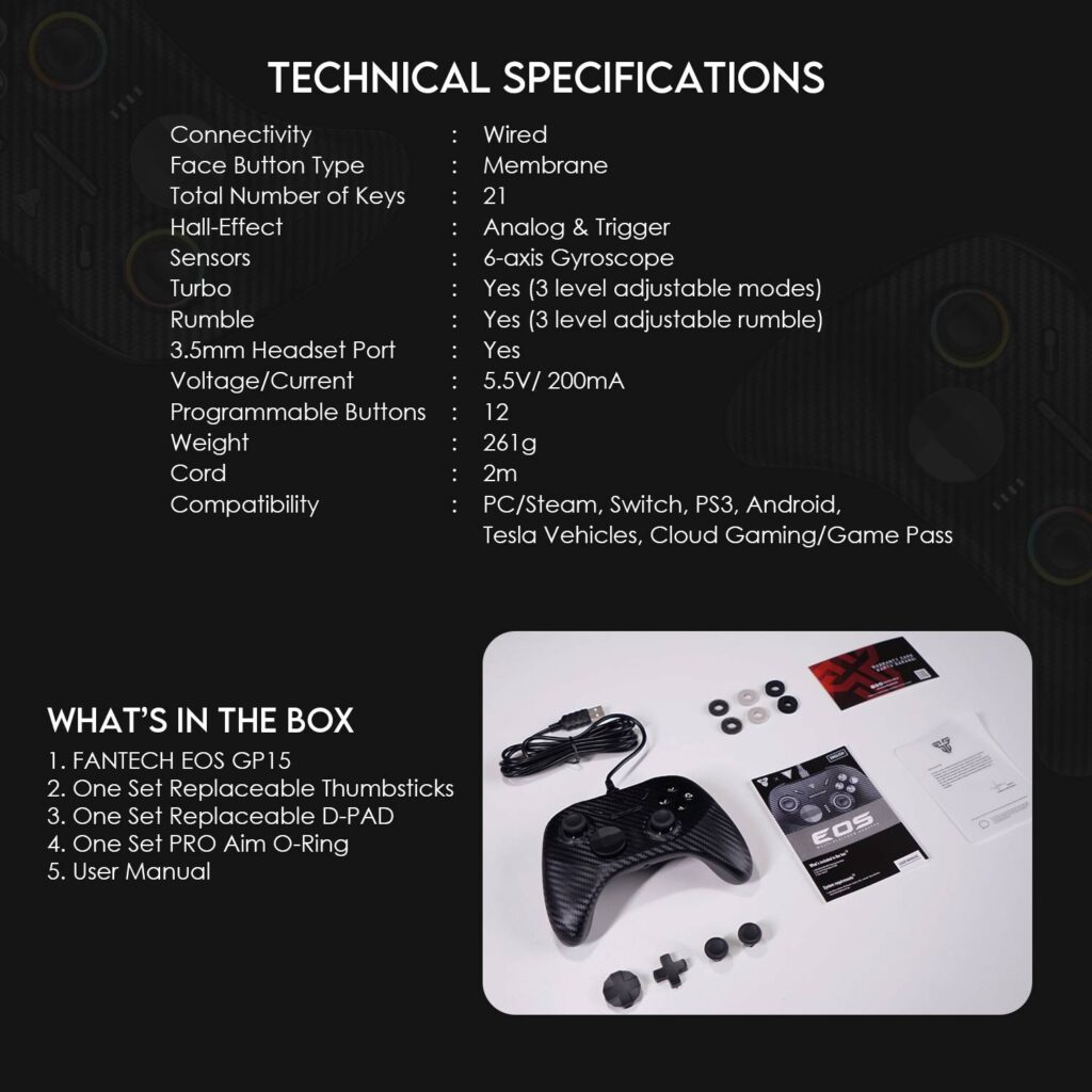 Fantech GP15 EOS Vega Multiplatform controller