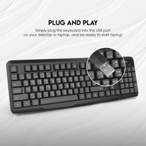 FANTECH K211 Multimedia Office Keyboard