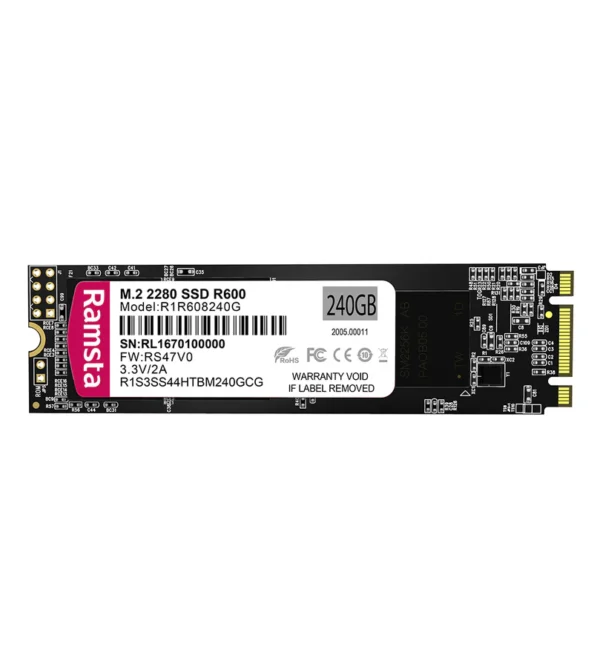 RAMSTA M.2 R600 128GB/ 256GB Internal SSD M.2 PC SSD sata 6GB/s Solid state Drive