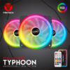 FANTECH TYPHOON FB302 ADDRESSABLE RGB PC FAN