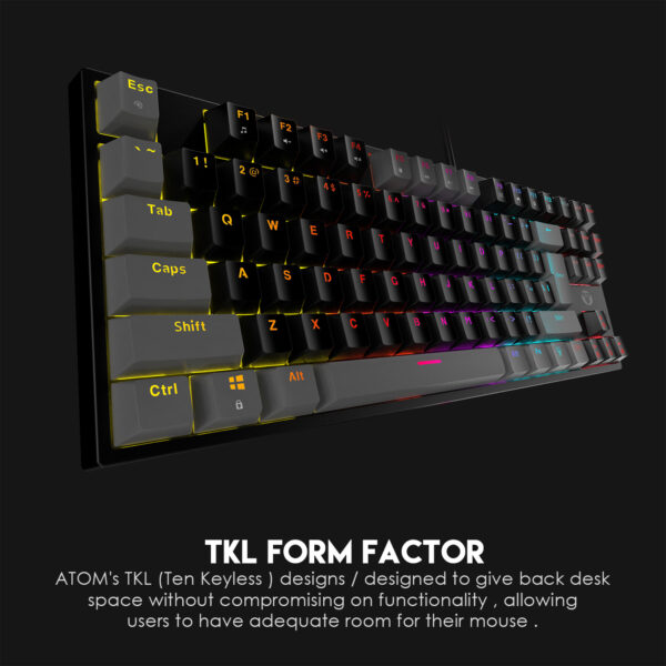 Fantech Atom mk876 v2 Mechanical gaming keybord