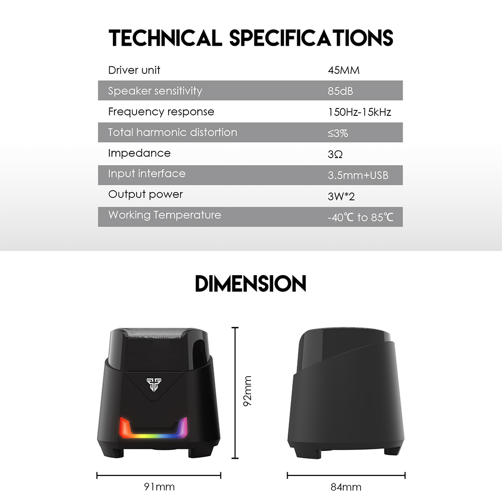 Fantech GS205 Hellscream Speakers