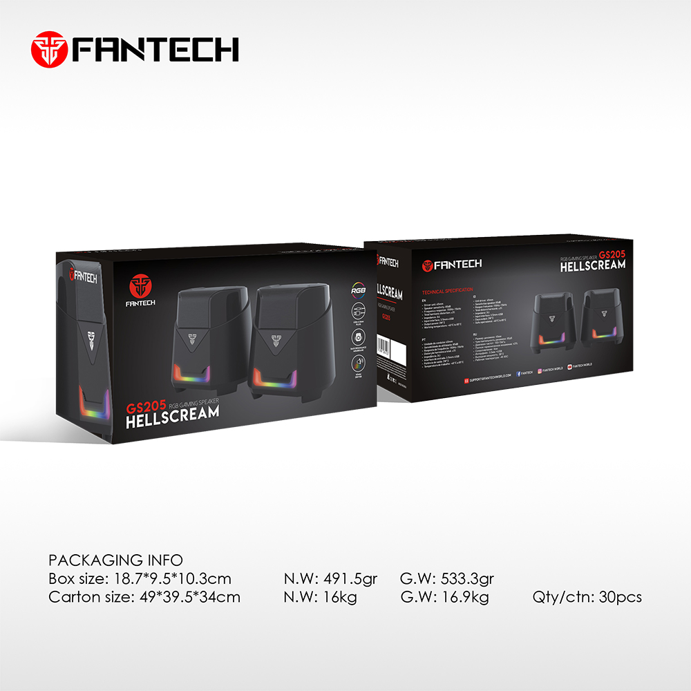 Fantech GS205 Hellscream Speakers