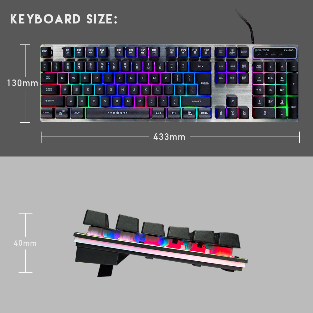 Fantech KX-302s Gaming Keyboard And Mouse Combo