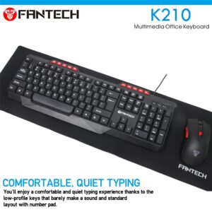 FANTECH K210 Multimedia Office Keyboard