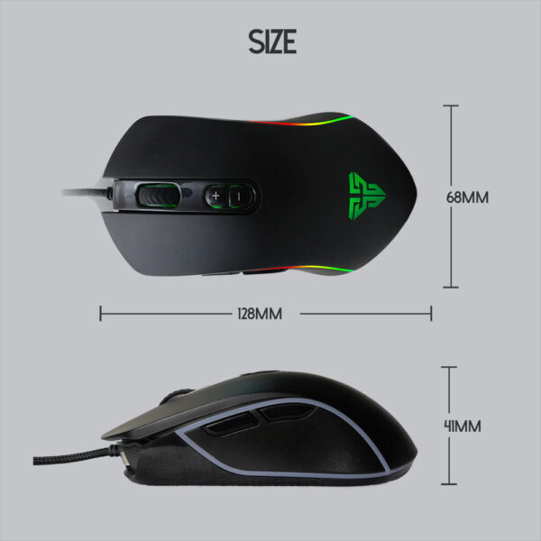 Fantech thor x9 macro rgb gaming mouse