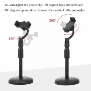 Mobile Stand for Table,Desk (High Quality with Heavy Weight Base)