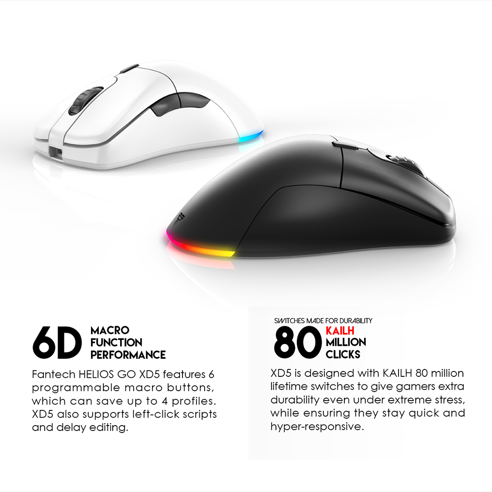 Fantech XD5 HELIOS GO ERGONOMIC GAMING MOUSE