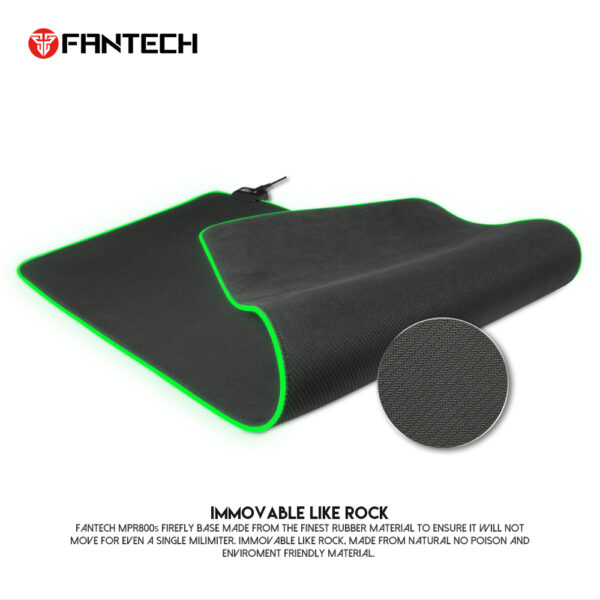 FANTECH MPR800s FIREFLY Soft Cloth RGB Mouse Pad