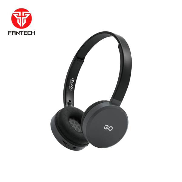 FANTECH WH02 GO AIR Bluetooth 5.0 Wireless Headphone Dual Connection - BLACK