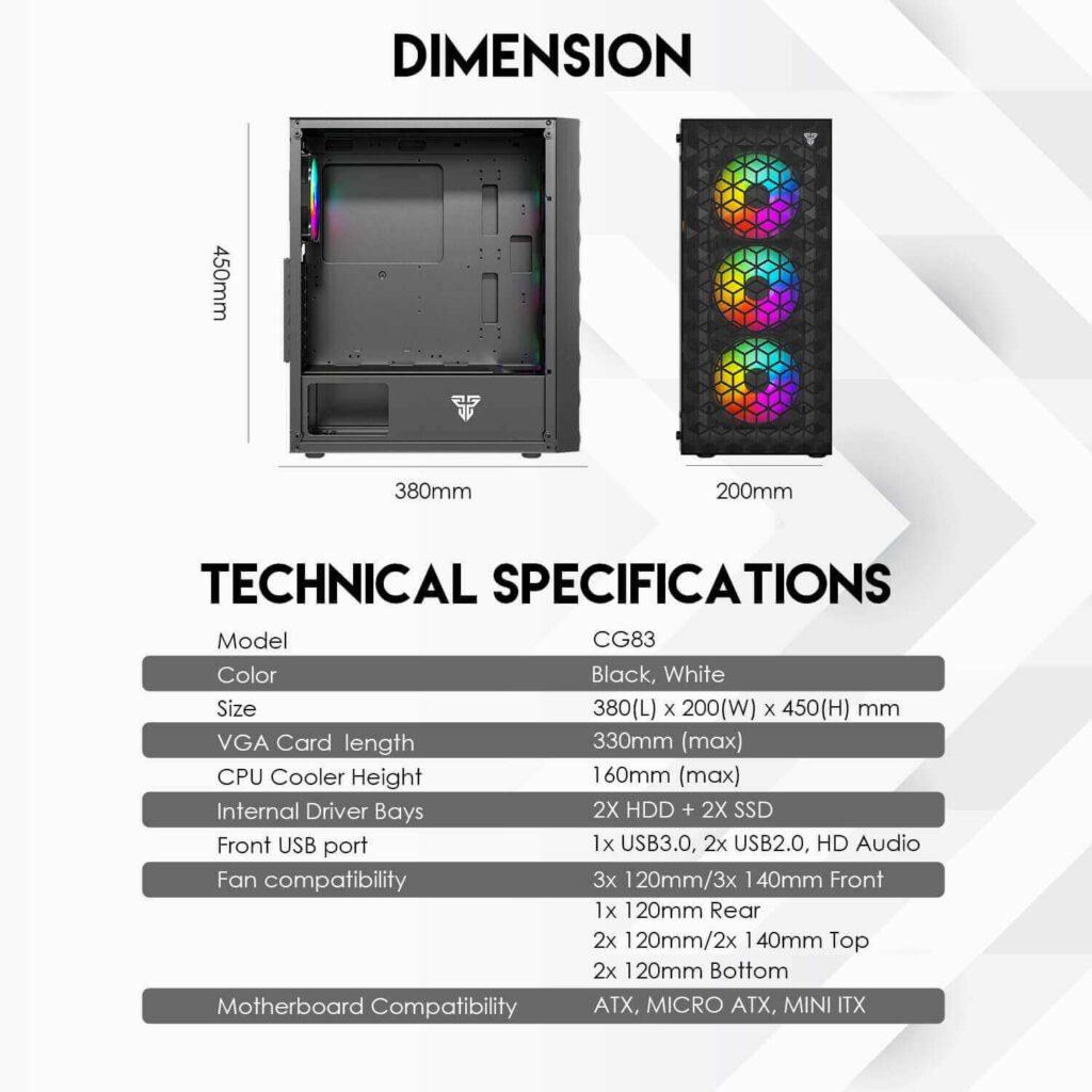 Gaming Casing Fantech CG83