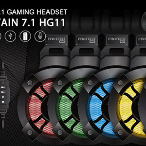 Fantech HG11 CAPTAIN 7.1 GAMING HEADSET BLACK