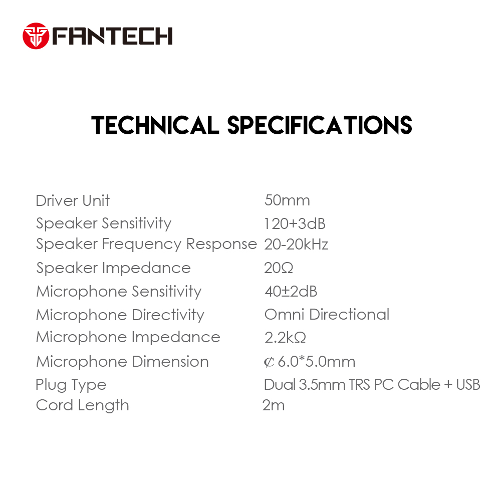 FANTECH HQ53 GAMING HEADSET