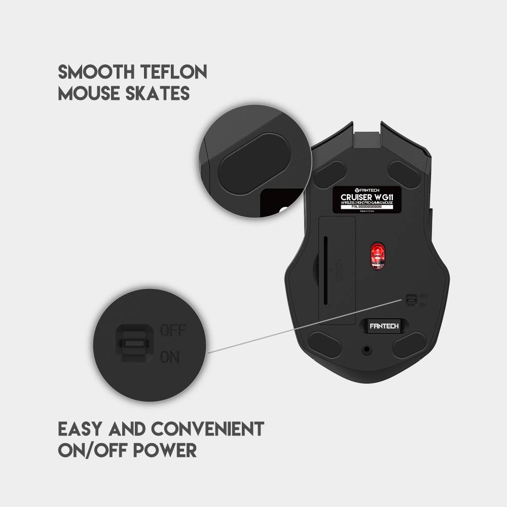 FANTECH WG11 CRUISER Wireless Gaming Mouse