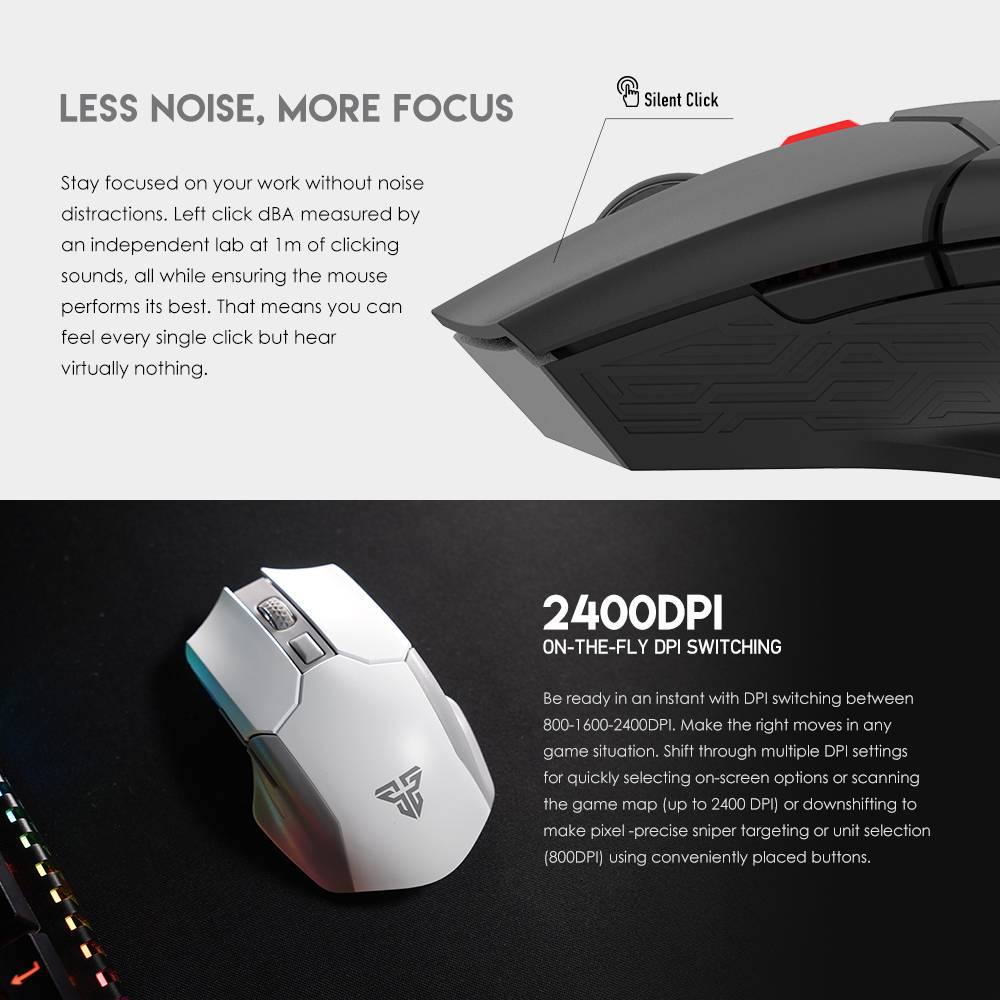 FANTECH WG11 CRUISER Wireless Gaming Mouse