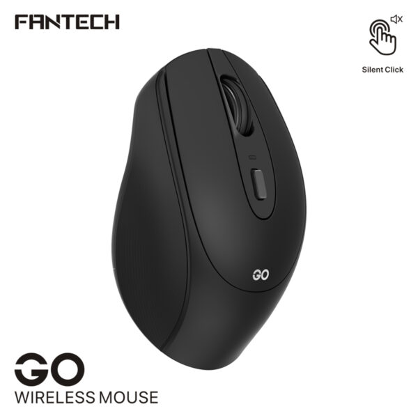 FANTECH W191 (Black) GO WIRELESS MOUSE SILENT SWITCH MOUSE