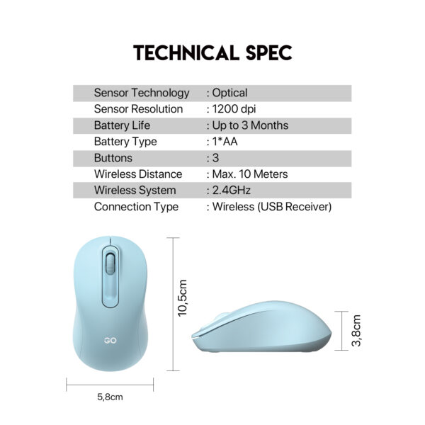 Fantech Go W608 Wireless Mouse