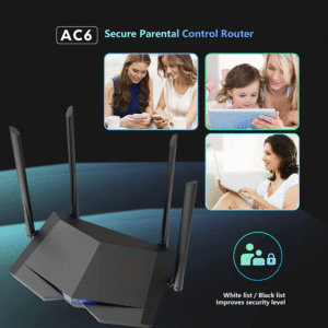 Global Version Tenda AC6 WiFi Router AC1200 5Ghz High Speed Wireless Internet MU-MIMO Beamforming Long Range Cover Original New