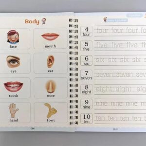 Sank Magic Practice Copy Book (4 Books + 10 Pens) - Magic Book