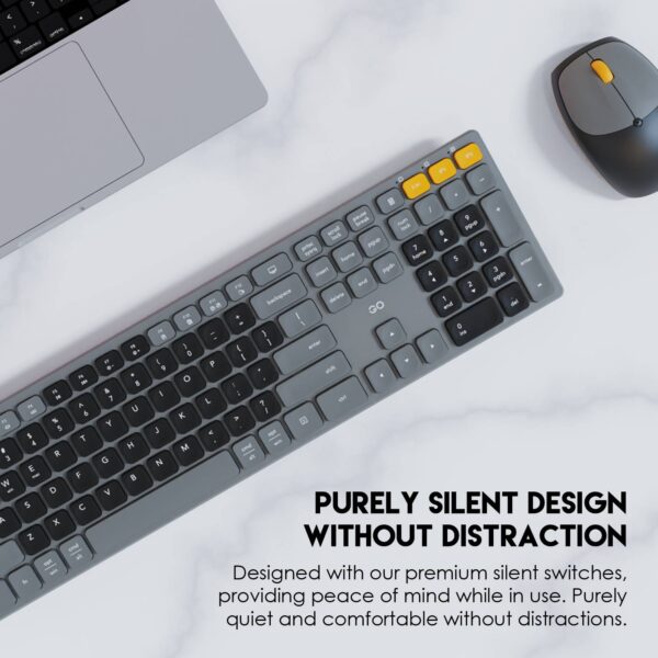 FANTECH WK895 GO Pop Office Wireless Keyboard Mouse Combo - BLACK - Image 3