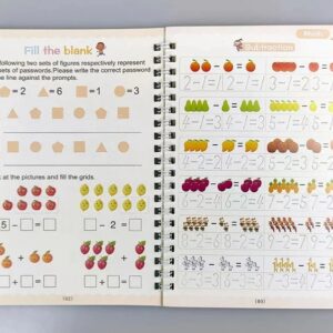 Sank Magic Practice Copy Book (4 Books + 10 Pens) - Magic Book