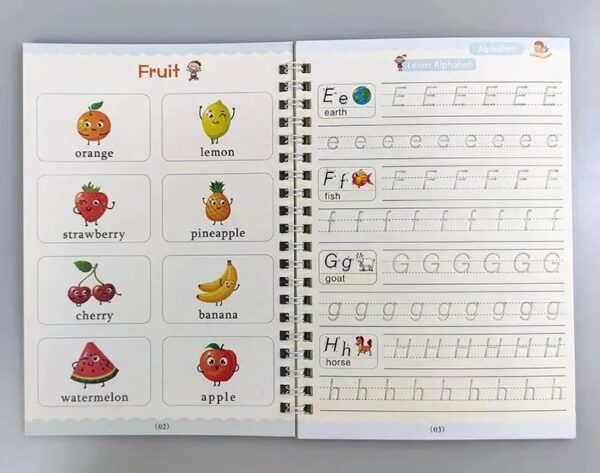Sank Magic Practice Copy Book (4 Books + 10 Pens) - Magic Book - Image 5