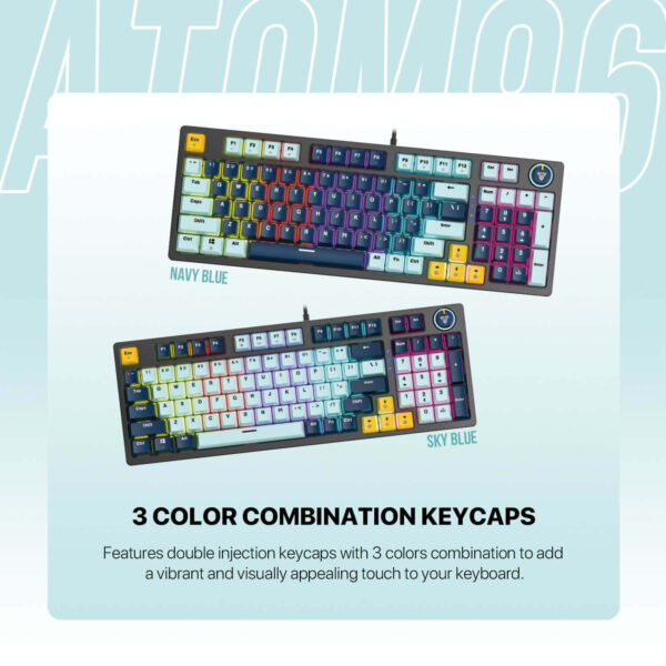 FANTECH ATOM96 MK890 MECHANICAL KEYBOARD - Image 4