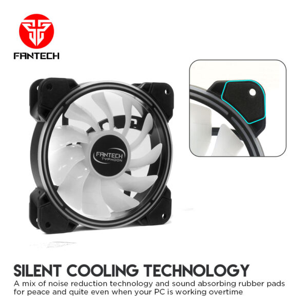 FANTECH TYPHOON FB302 ADDRESSABLE RGB PC FAN - Image 4